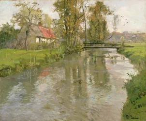 Rivierlandschap, c.1897